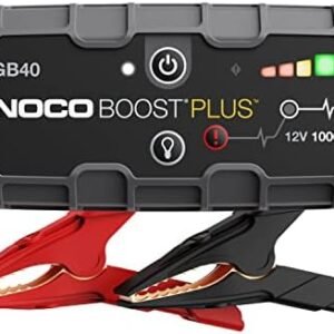 NOCO Boost GB40: 1000A UltraSafe Jump Starter – 12V Lithium Battery Booster Pack, Portable Jump Box, Power Bank & Jumper Cables - for 6.0L Gas and 3.0L Diesel Engines : Automotive