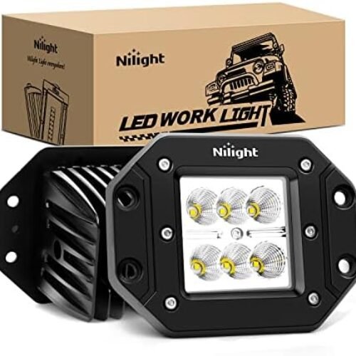 Nilight – NI23C-18W 2PCS 18W Flood LED Work Light Driving Lights Led Light