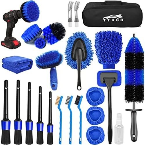 26Pcs Car Detailing Brush Set, Car Detailing Kit, Car Detailing Brushes,