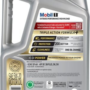 Mobil 1 Extended Performance High Mileage 5W-20; 5QT